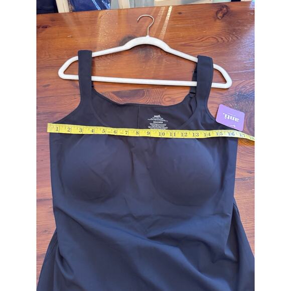 Anti x Proof Smoothing Camisole Tank A544676 Stretch Black Plus Size 3X NWT $50 - Picture 12 of 13